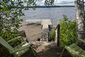 Quai au bord du Lac Nominingue